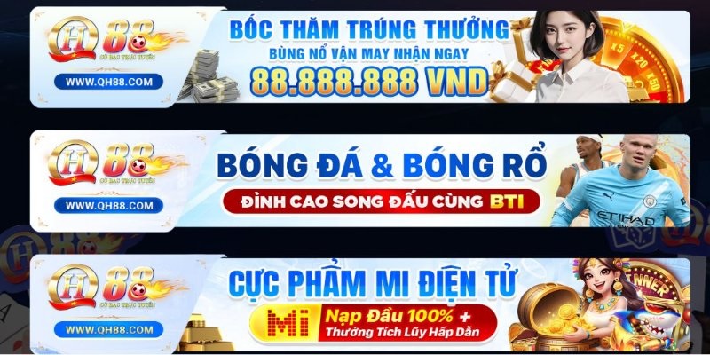 Các khuyến mãi QH88 hấp dẫn đang chờ đón bạn
